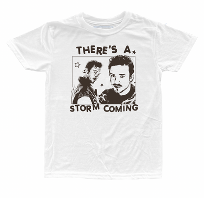 Joseph Quinn There's A Storm Coming Johnny Inspired 100% Cotton Unisex T-Shirt