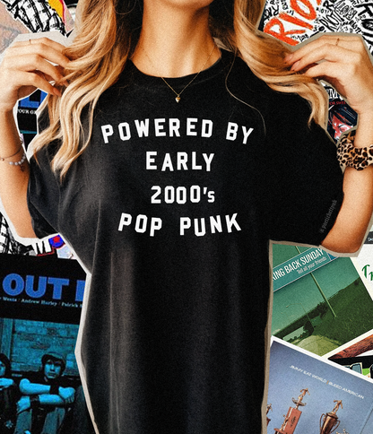 Powered By Early 2000s Pop Punk Forever Emo Unisex T-Shirt
