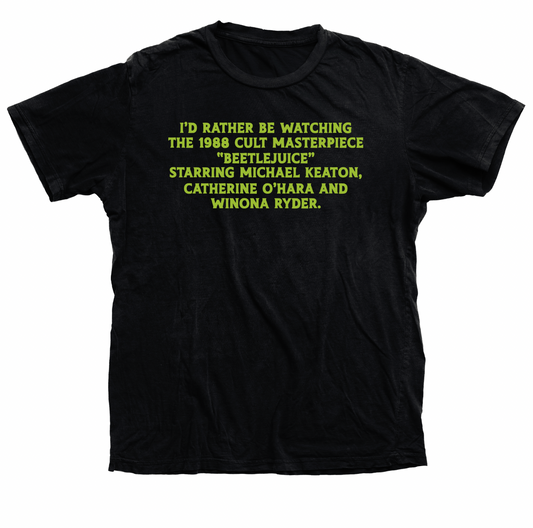 Beetlejuice 1988 Movie Cult Masterpiece Inspired Unisex T-Shirt