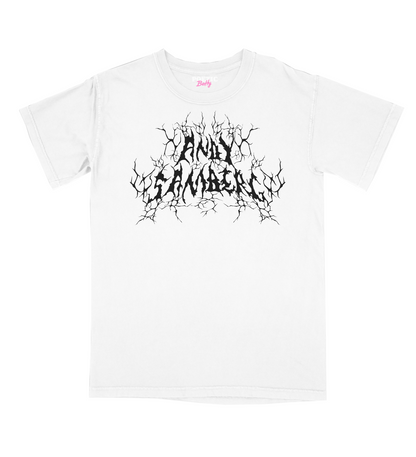 Andy Samberg Metalcore Death Metal Band SNL Inspired Poetic Betty T-Shirt