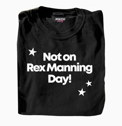 Rex Manning Day Retro Empire Records Cult 90s Movie Quote T-Shirt