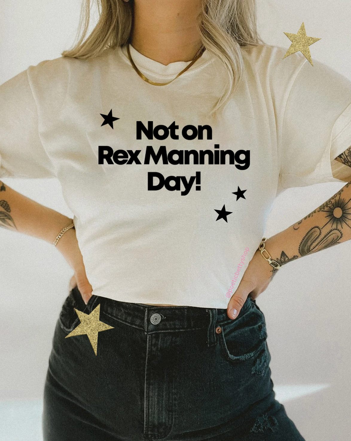 Rex Manning Day Retro Empire Records Cult 90s Movie Quote T-Shirt