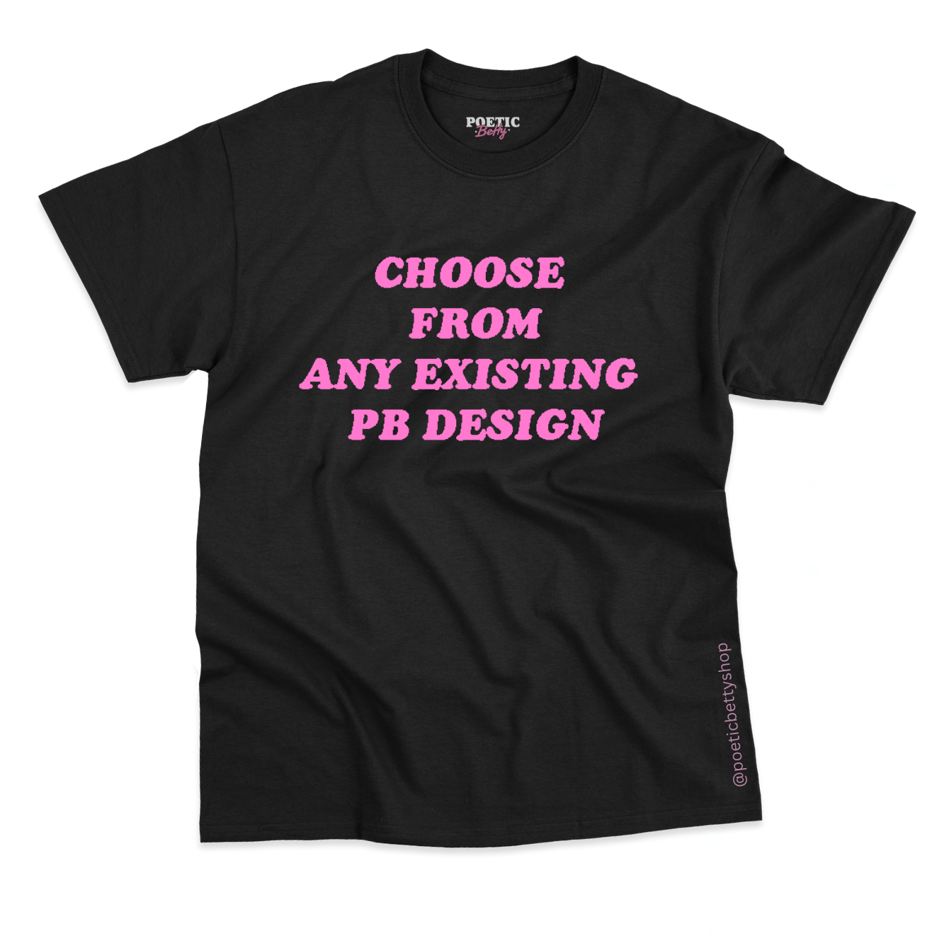 Black Unisex 100% Cotton T-Shirt - For EU Customers Only