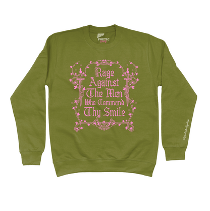 Rage Against The Men Who Command Thy Smile Medieval Crew Neck Sweatshirt