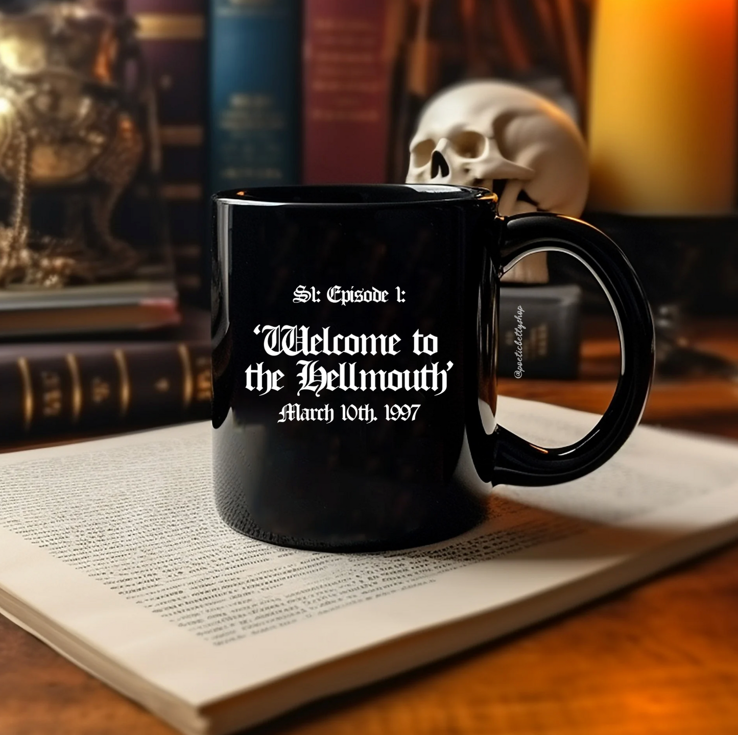 Welcome To The Hellmouth Episode 1 Black Red 11oz Mug