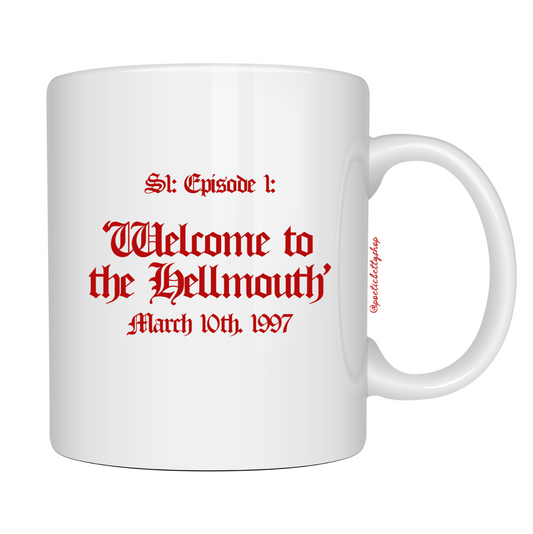 Welcome To The Hellmouth Episode 1 Black Red 11oz Mug