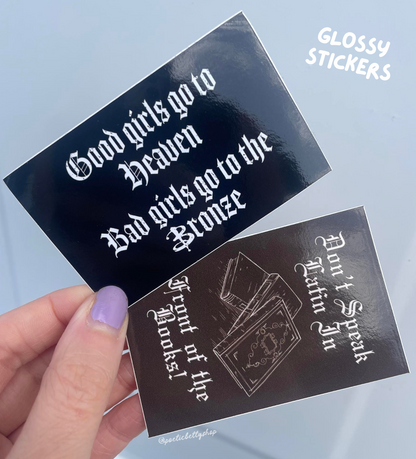 Retro Buffy Glossy Vinyl Holographic Sticker 5 Pack
