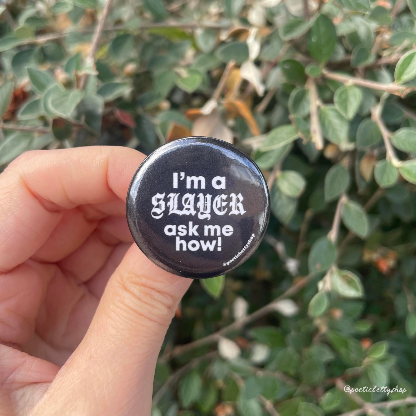 Retro 90s Buffy Inspired Button Badge 4 Pack
