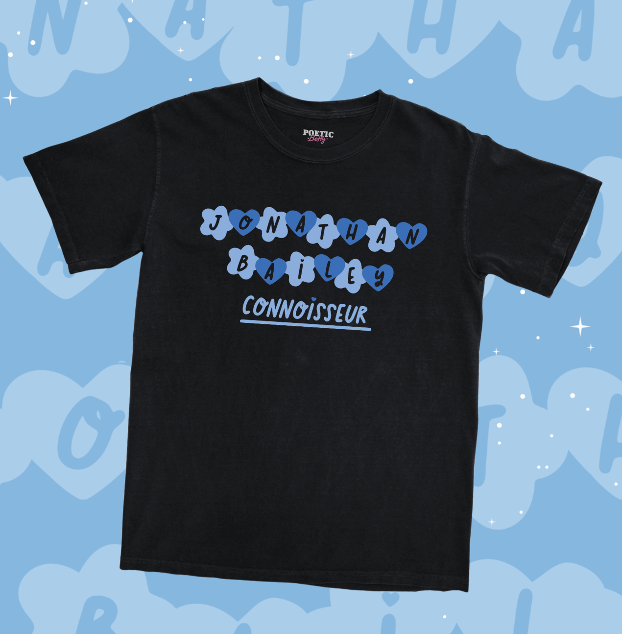 Jonathan Bailey Connoisseur Multi Colour Graphic T-Shirt 100% Cotton