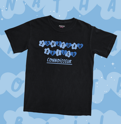 Jonathan Bailey Connoisseur Multi Colour Graphic T-Shirt 100% Cotton