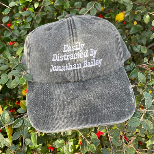 Easily Distracted By Jonathan Bailey Vintage Embroidered Cap