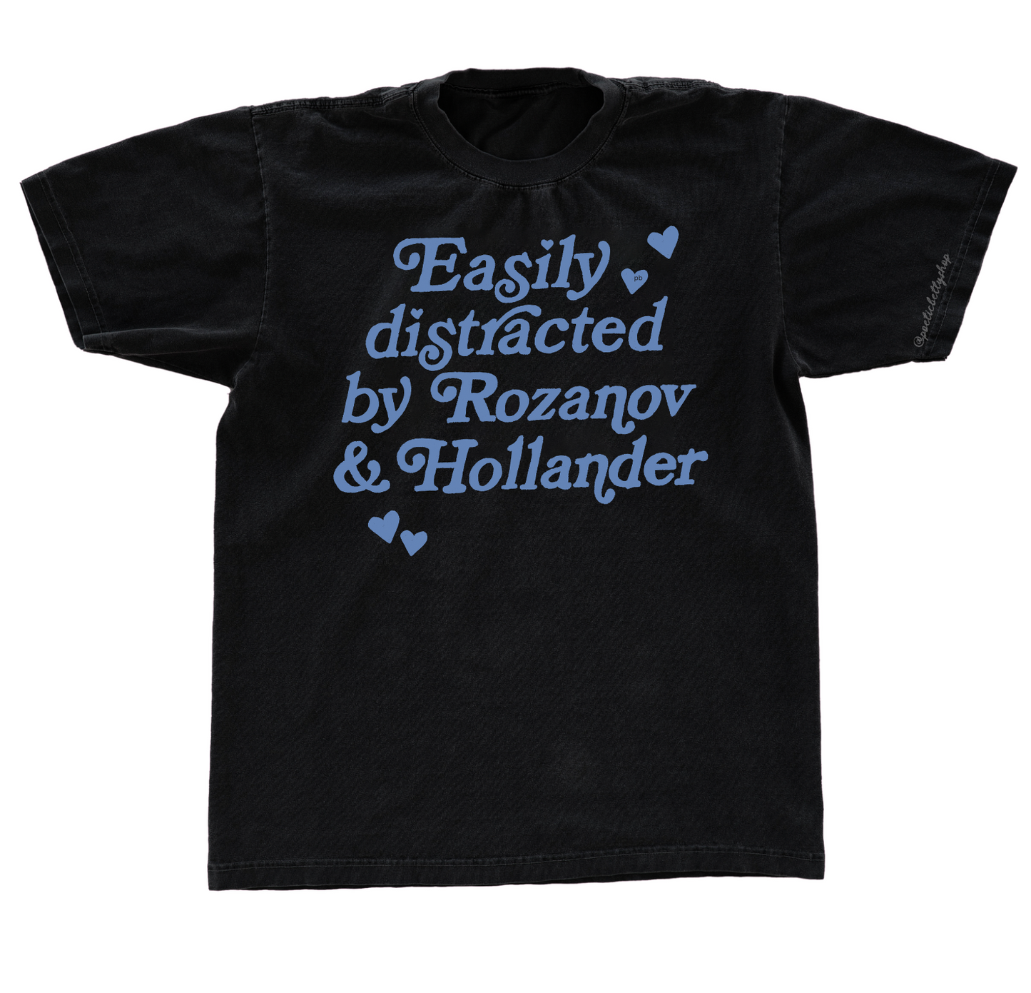 Easily Distracted By Rozanov and Hollander Rivalry T-Shirt 100% Cotton
