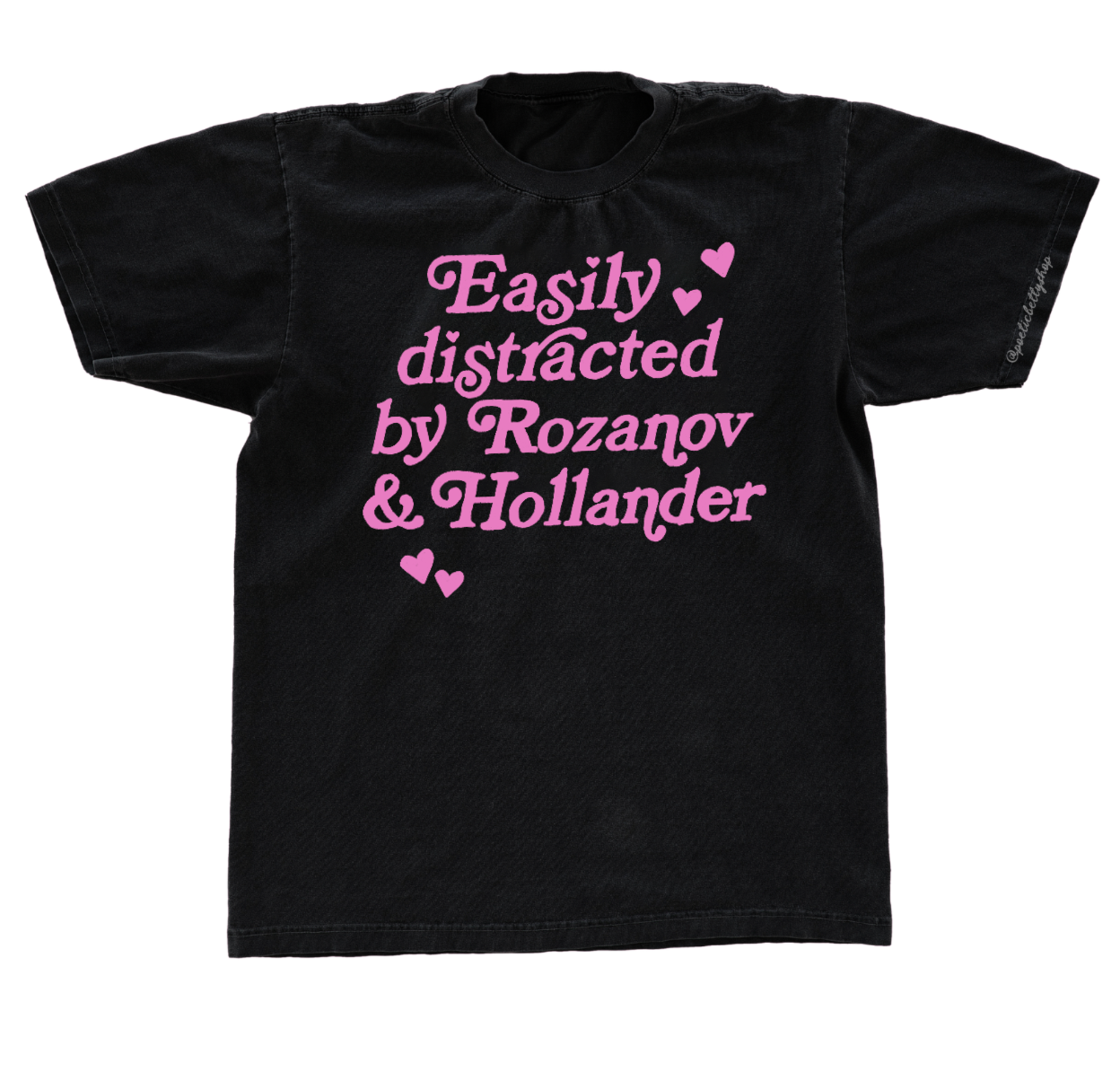 Easily Distracted By Rozanov and Hollander Rivalry T-Shirt 100% Cotton