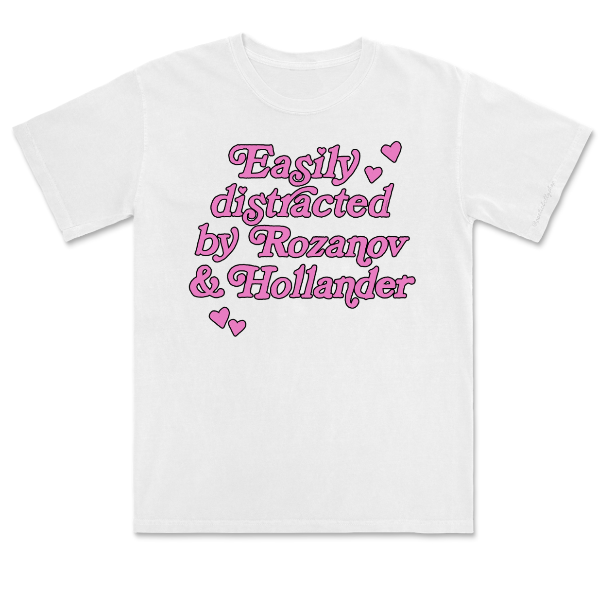 Easily Distracted By Rozanov and Hollander Rivalry T-Shirt 100% Cotton