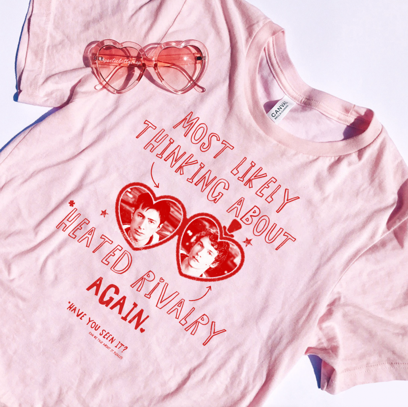 Most Likely Thinking About Heated Rivalry T-Shirt 100% Cotton