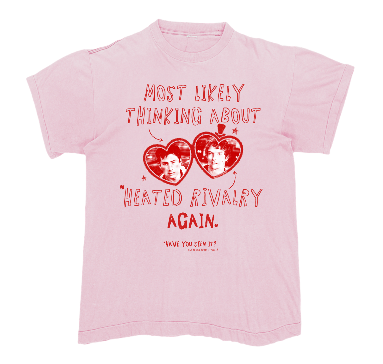 Most Likely Thinking About Heated Rivalry T-Shirt 100% Cotton