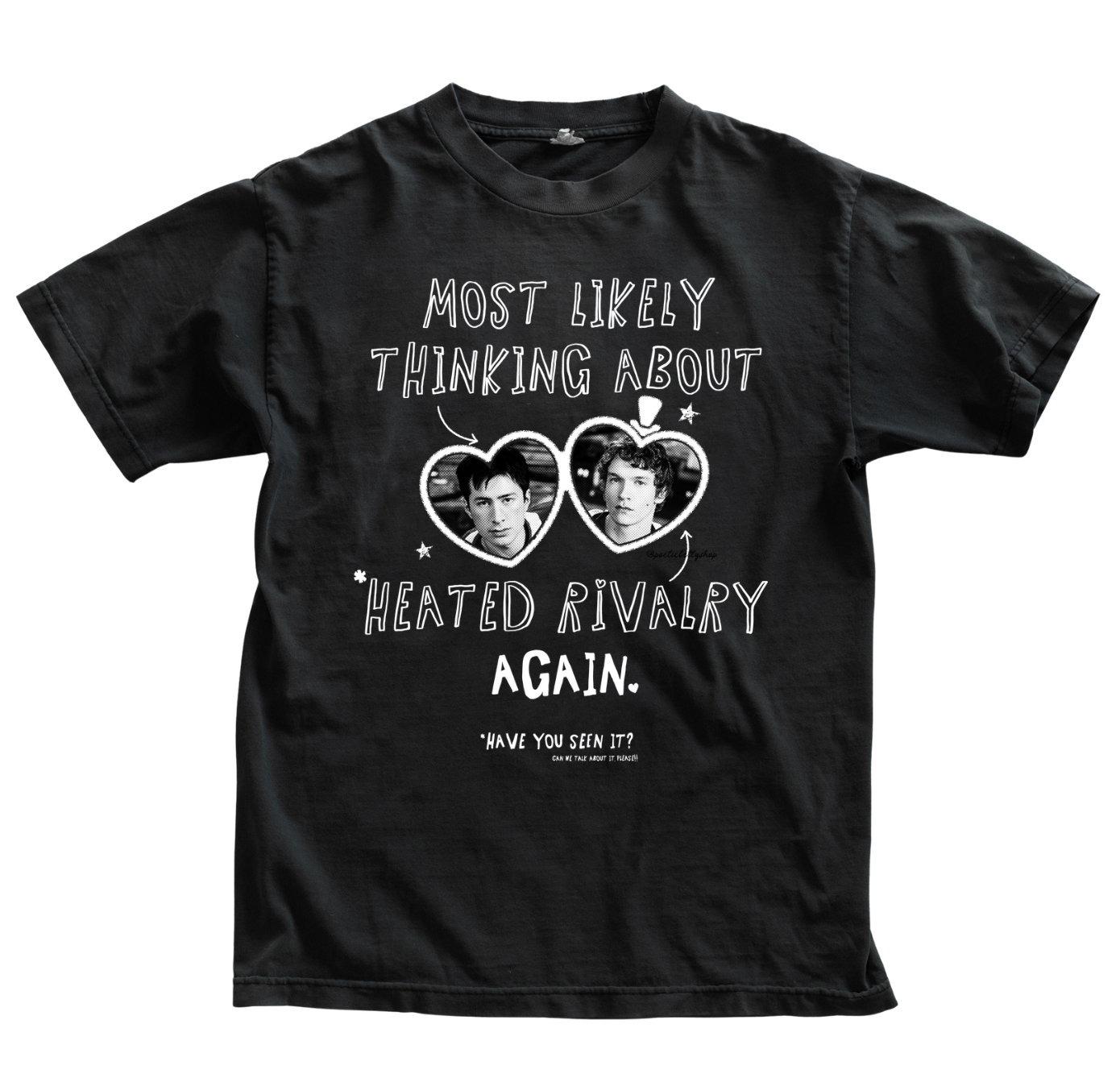 Most Likely Thinking About Heated Rivalry T-Shirt 100% Cotton