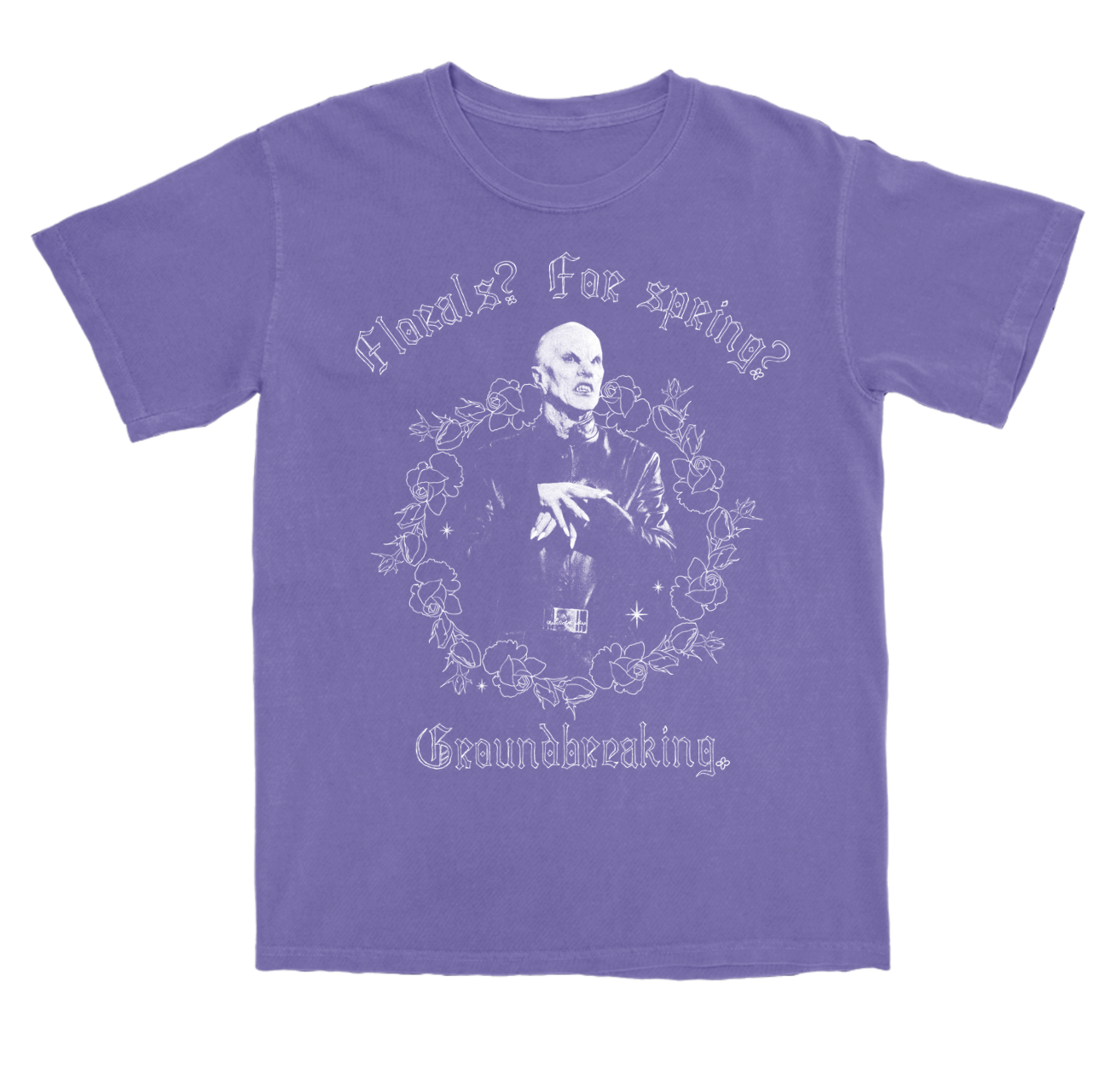 Florals For Spring? Groundbreaking Buffy The Master Black T-Shirt