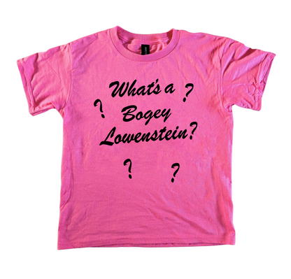 What's A Bogey Lowenstein? Vintage Baby Fit Tee