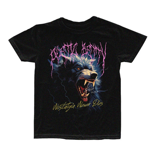 Poetic Betty™ She Wolf Metalcore 80's Vintage Inspired Band Unisex T-Shirt