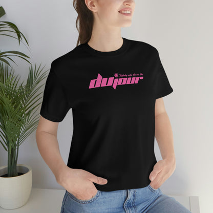 DuJour Band Tee FRONT & BACK Black (USA)