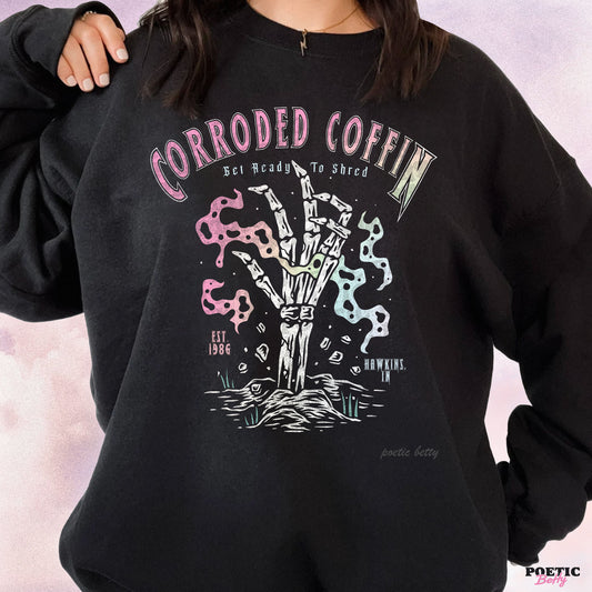 Corroded Coffin Tour Full Colour Unisex Sweatshirt