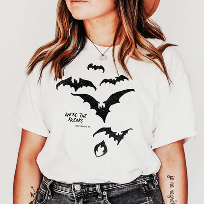 Eddie The Freak Bat Tattoos Spooky Unisex T-Shirt