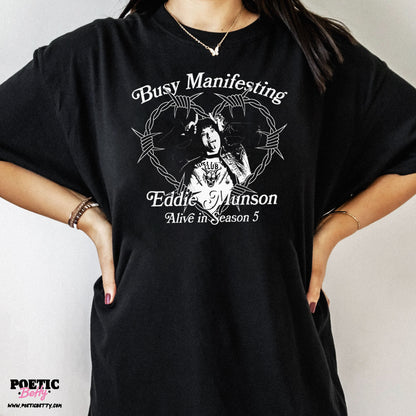Eddie MManifesting Metal  Unisex T-Shirt