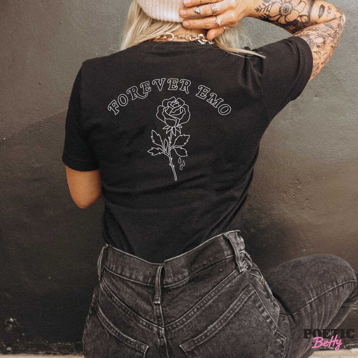 Forever Emo Rose Alternative Unisex T-Shirt
