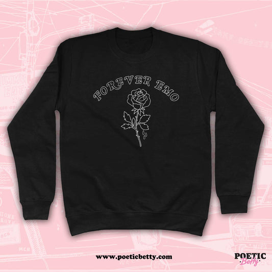 Forever Emo Rose Alternative Unisex Sweatshirt