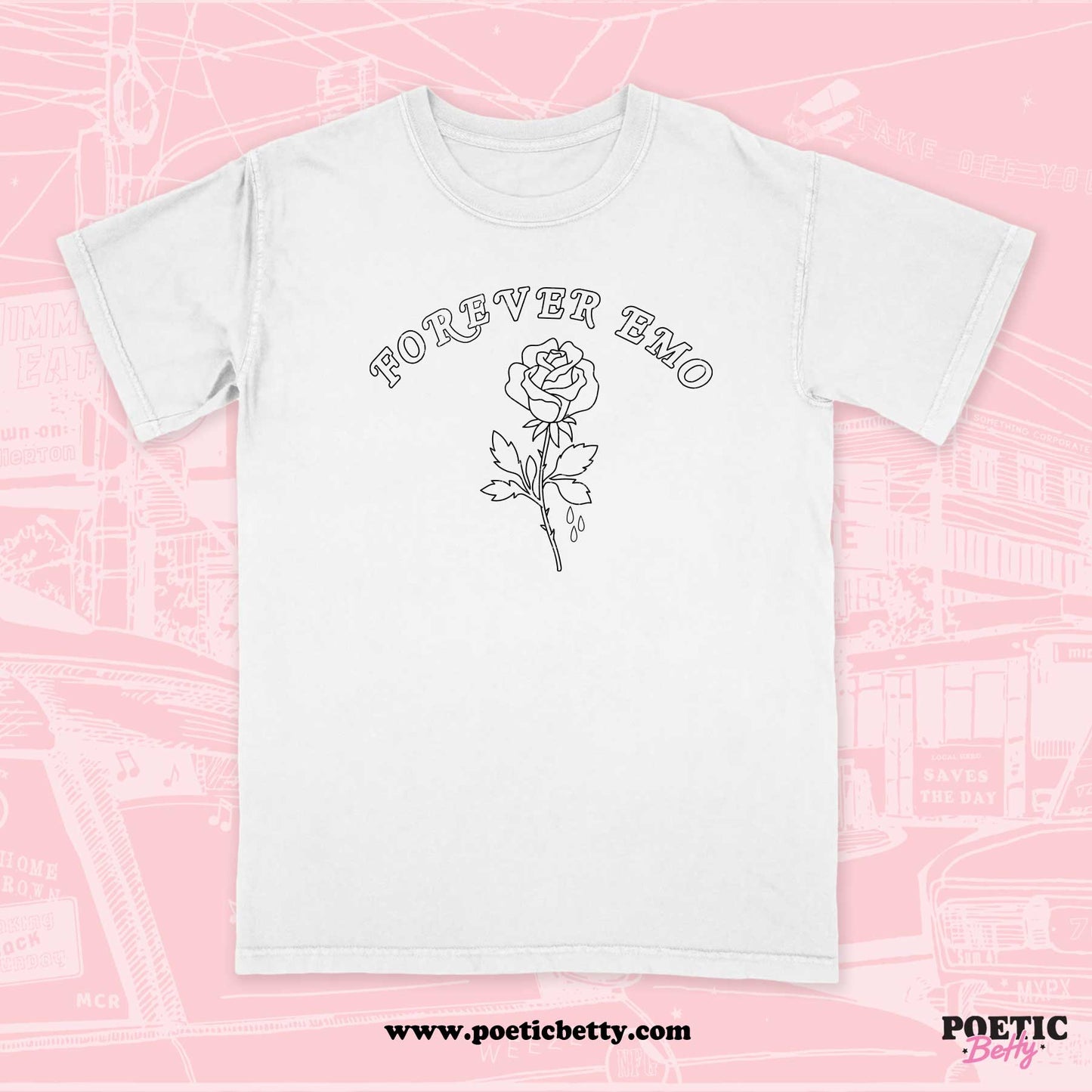 Forever Emo Rose Alternative Unisex T-Shirt