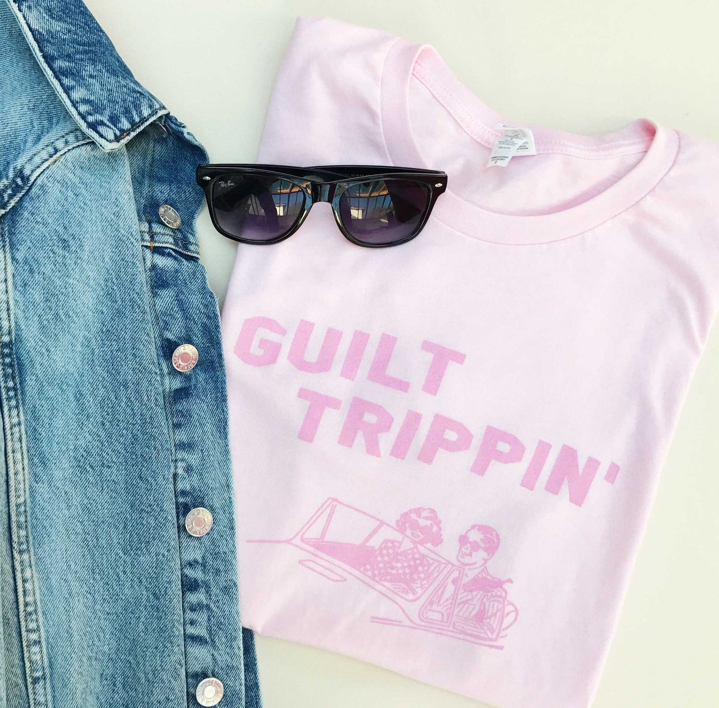 Guilt Trippin' Retro Pink *SALE* Unisex  T-Shirt