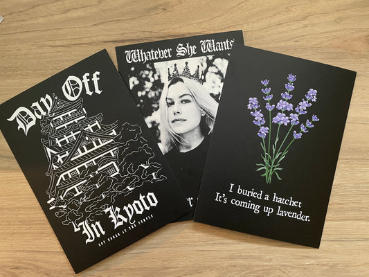 Phoebe Bridgers inspired3 Song Pack ART PRINTS *SALE*