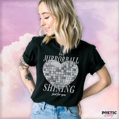 Mirrorball Shining Just For You Taylor Inspired T-Shirt