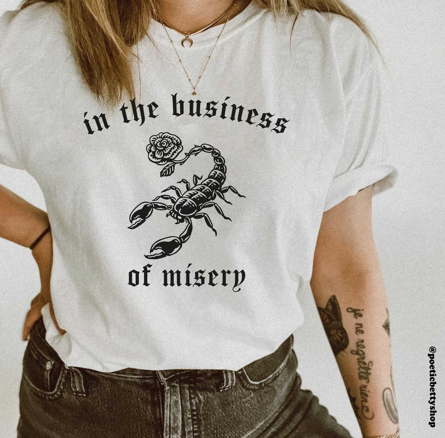 In The Business of Misery Inspired Pop Punk Unisex T-Shirt