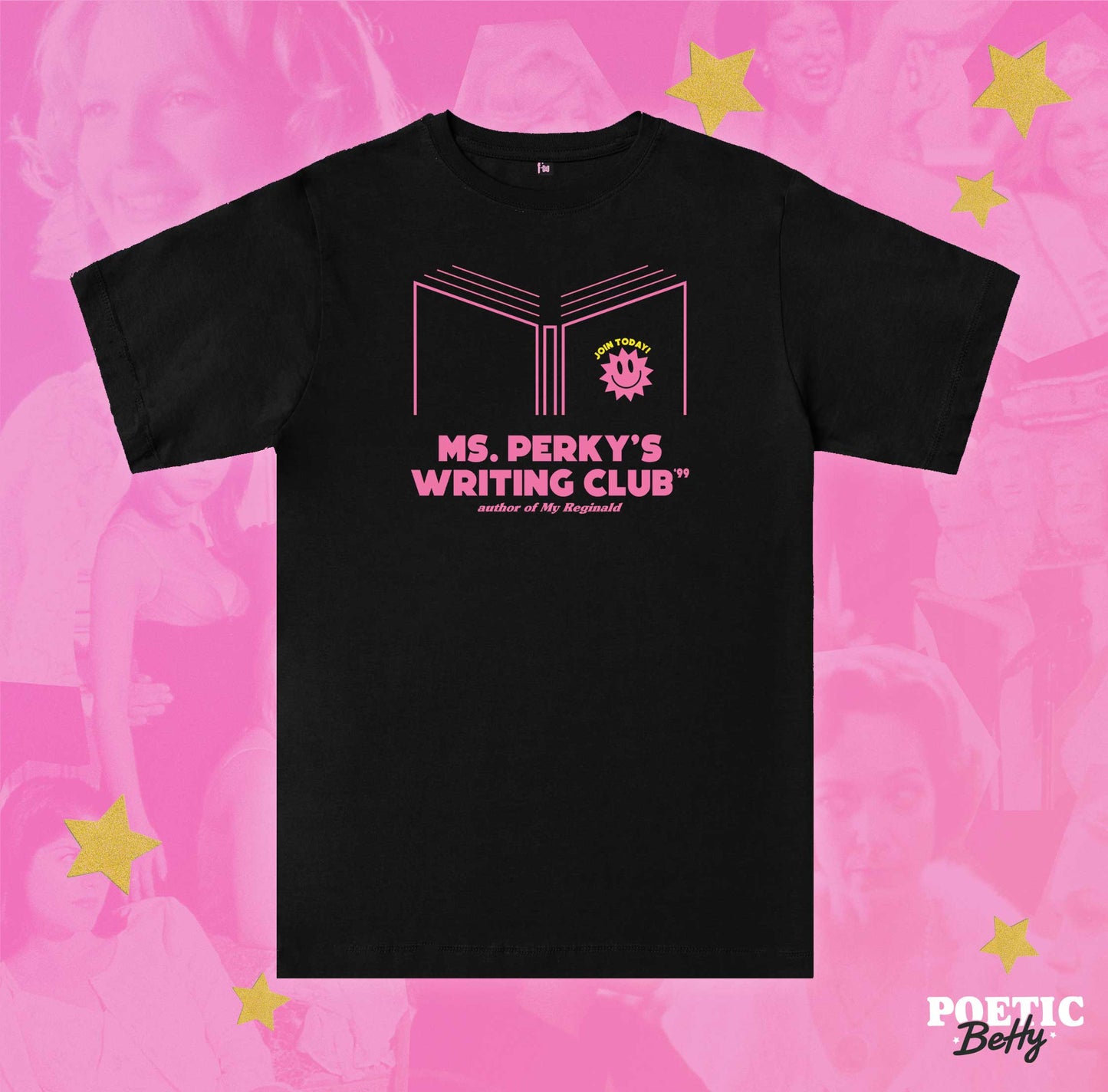 Ms. Perky's Writing Club 10 Things I Hate About You 1999 Unisex Pink Blue T-Shirt