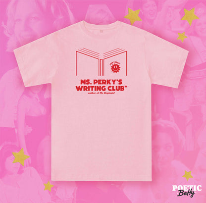 Ms. Perky's Writing Club 10 Things I Hate About You 1999 Unisex Pink Blue T-Shirt