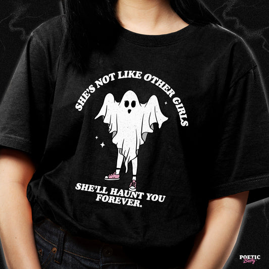 Not Like Other Girls Spooky Ghost Feminist Unisex T-Shirt