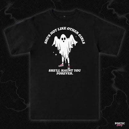 Not Like Other Girls Spooky Ghost Feminist Unisex T-Shirt