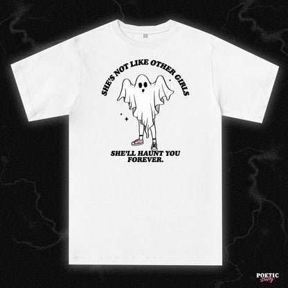Not Like Other Girls Spooky Ghost Feminist Unisex T-Shirt