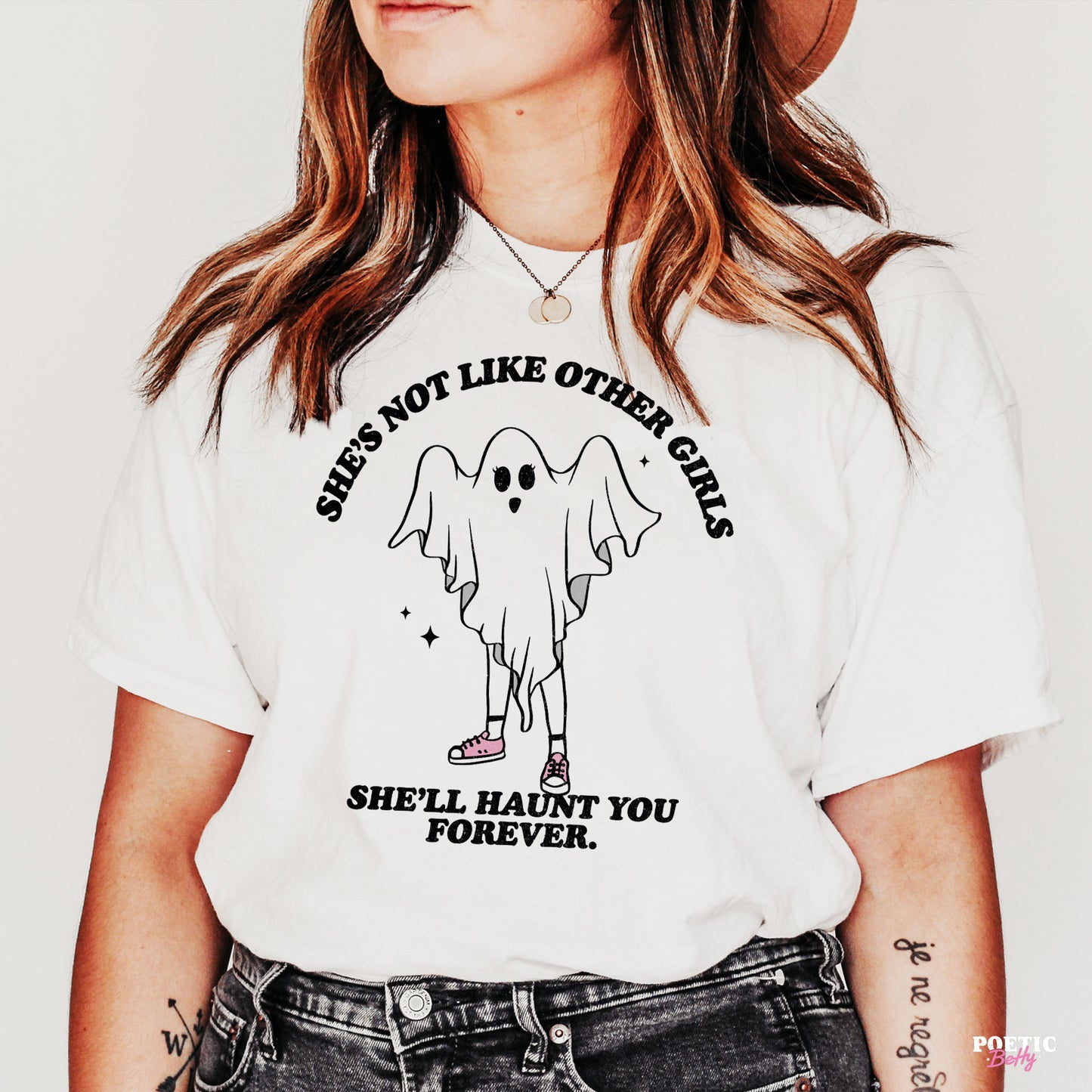 Not Like Other Girls Spooky Ghost Feminist Unisex T-Shirt