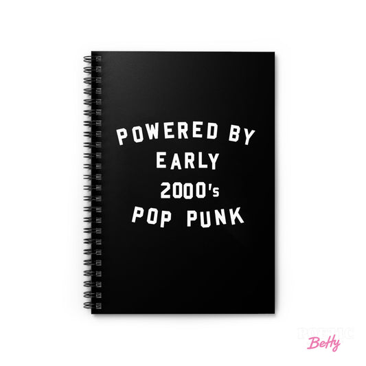 Pop Punk Forever Notebook 60 Pages Lined Spiral Bound