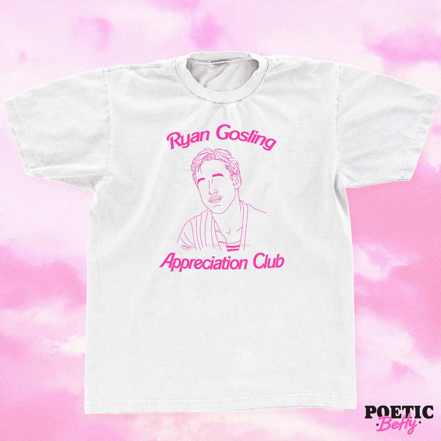 Ryan Gosling Appreciation Club Barbie Pink Illustration Unisex T-Shirt