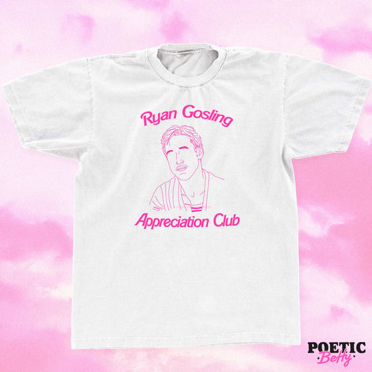Ryan Gosling Appreciation Club Barbie Pink Illustration Unisex T-Shirt