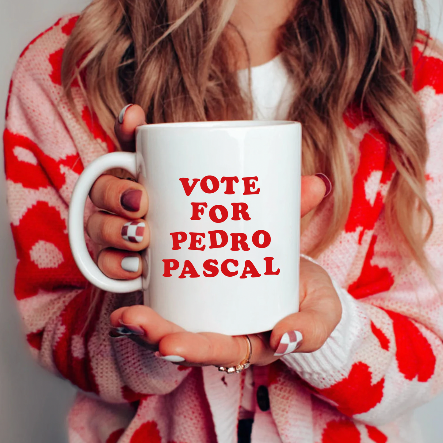 Vote for Pedro Pascal Red Retro 11oz Mug