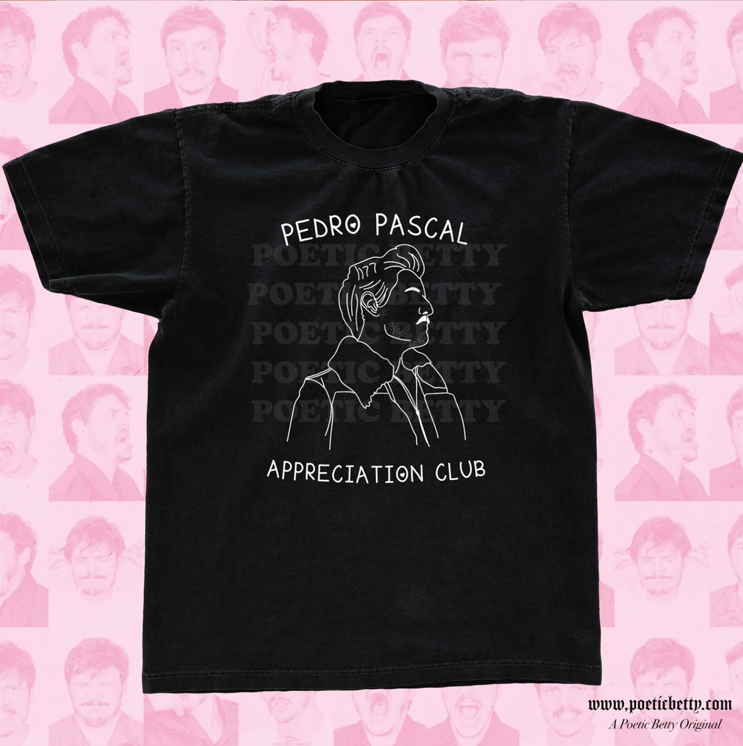 Pedro Pascal Appreciation Club Illustration Unisex T-Shirt