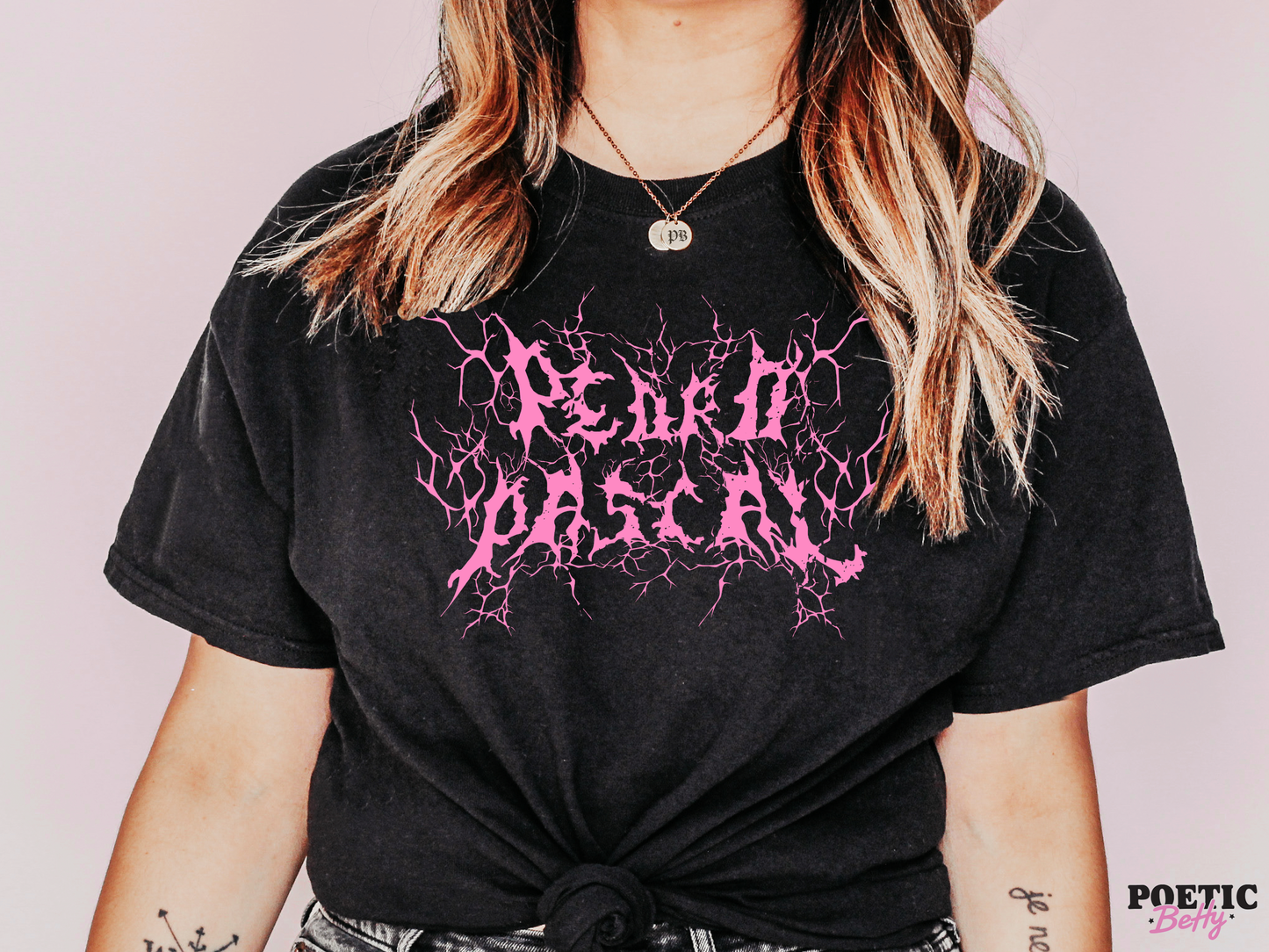 Pedro Pascal Is Punk Death Metal Band Inspired Unisex T-Shirt