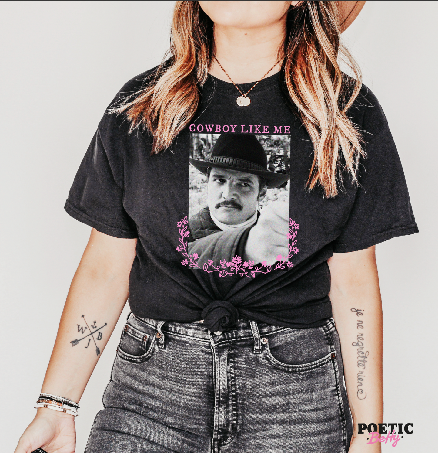 Pedro Pascal Cowboy Like Me Agent Whiskey Taylor Swift Printed Unisex T-Shirt