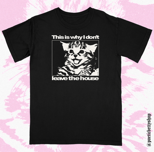 This Is Why Kitten Pop Punk Inspired Unisex Black Graphic T-Shirt