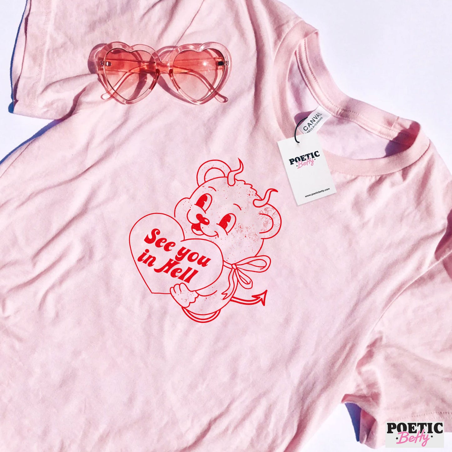See You In Hell Retro T-Shirt